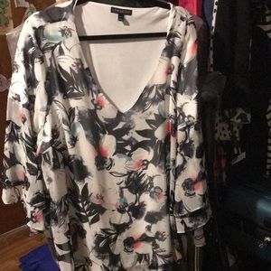 Floral blouse great for work